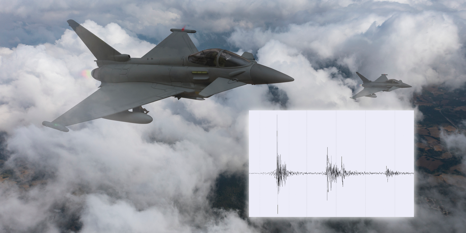 Diese Ausschläge lösten die Eurofighter am Boden um Wien aus.