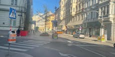 Verkehrstafel weg: Autos fahren in Wien nun im Kreis