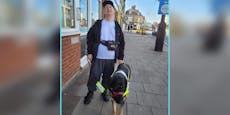 "Zu groß und flauschig" – Blindenhund fliegt aus Cafe
