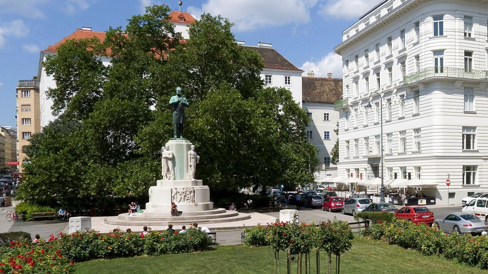 Das Lueger-Denkmal am Dr.-Karl-Lueger-Platz in der Wiener City ist umstritten.