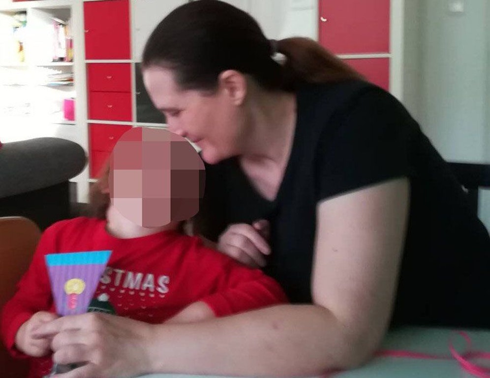 Julia E. mit ihrer Tochter Diana (4), die derzeit bei ihrem Vater in den USA lebt.