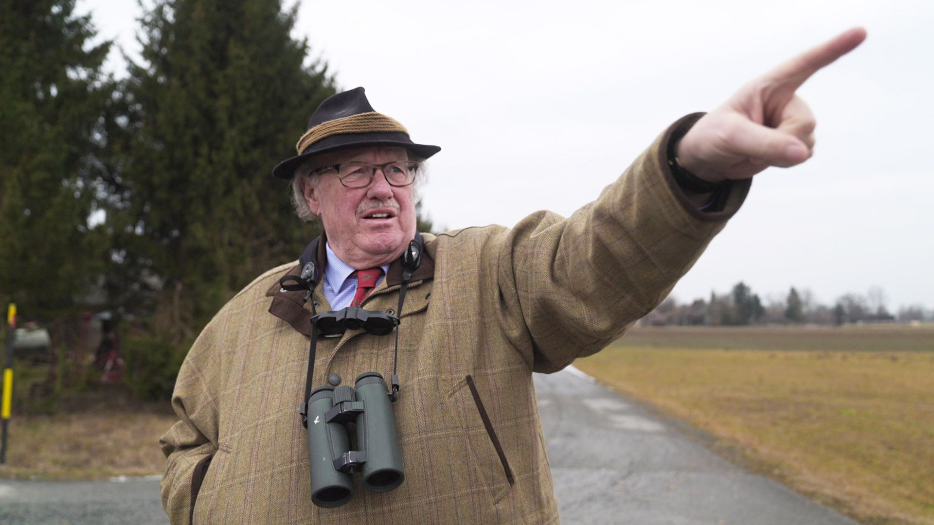 Allfons Mensdorff-Pouilly auf seinem Anwesen in Luising.
