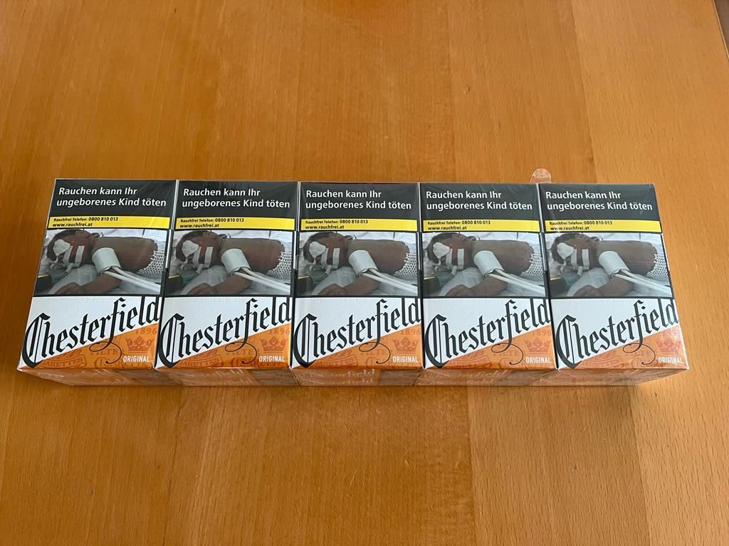 Chesterfield von 5,30 auf 5,50 - Chesterfield 23 Stk. gar von 5,50 auf 6 Euro.