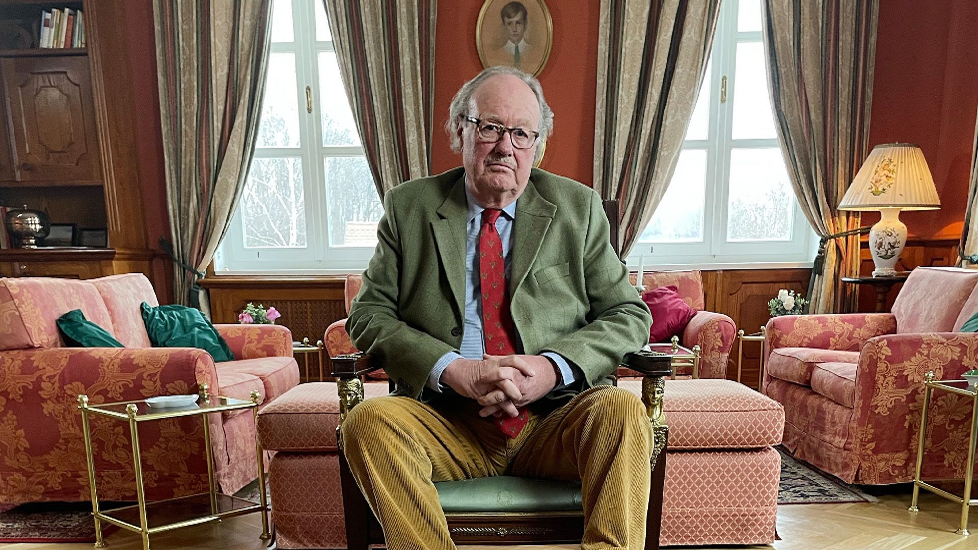 Alfons Mensdorff-Pouilly auf seinem burgenländischen Landsitz.