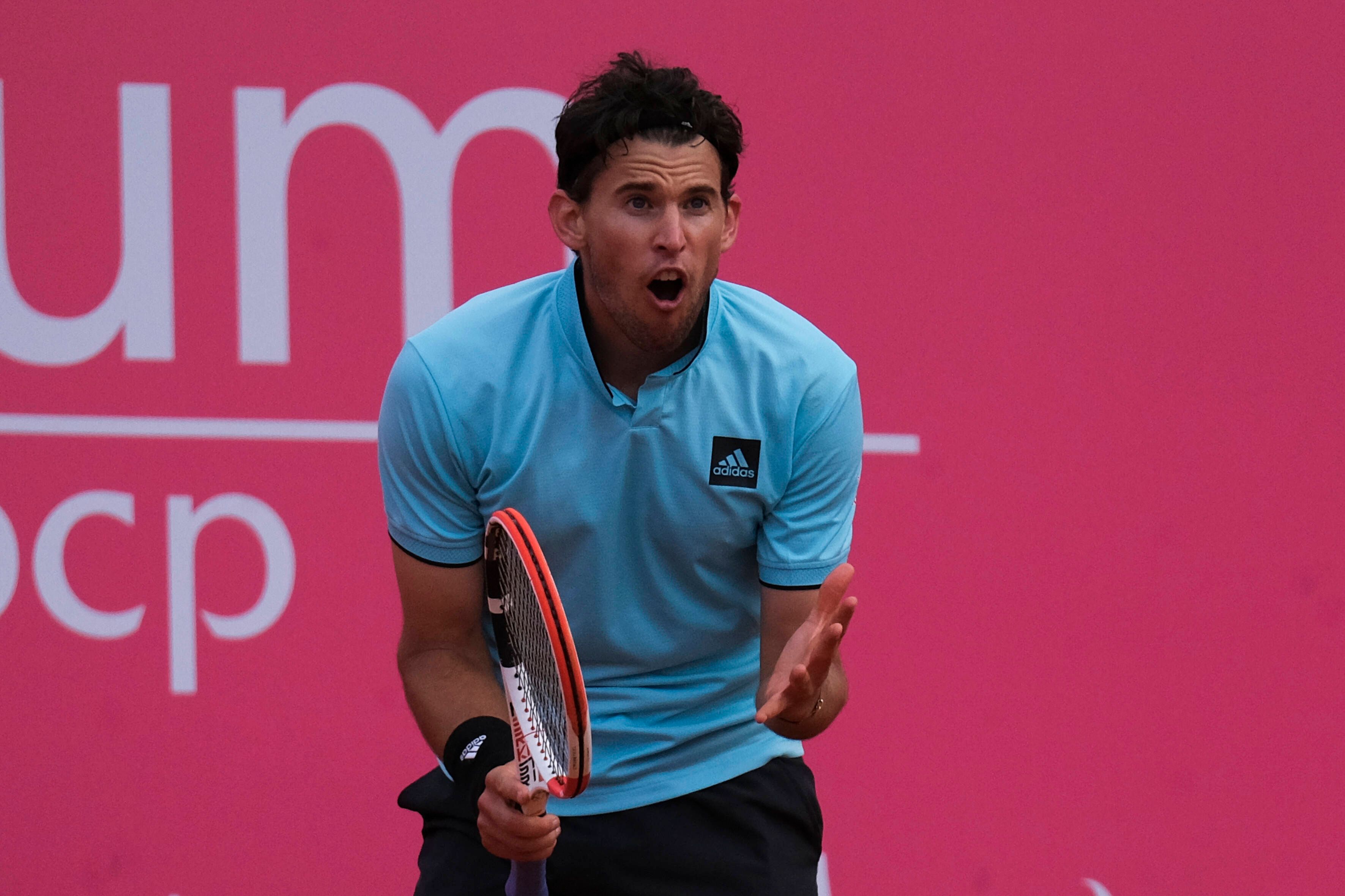 Dominic Thiem ist unzufrieden 