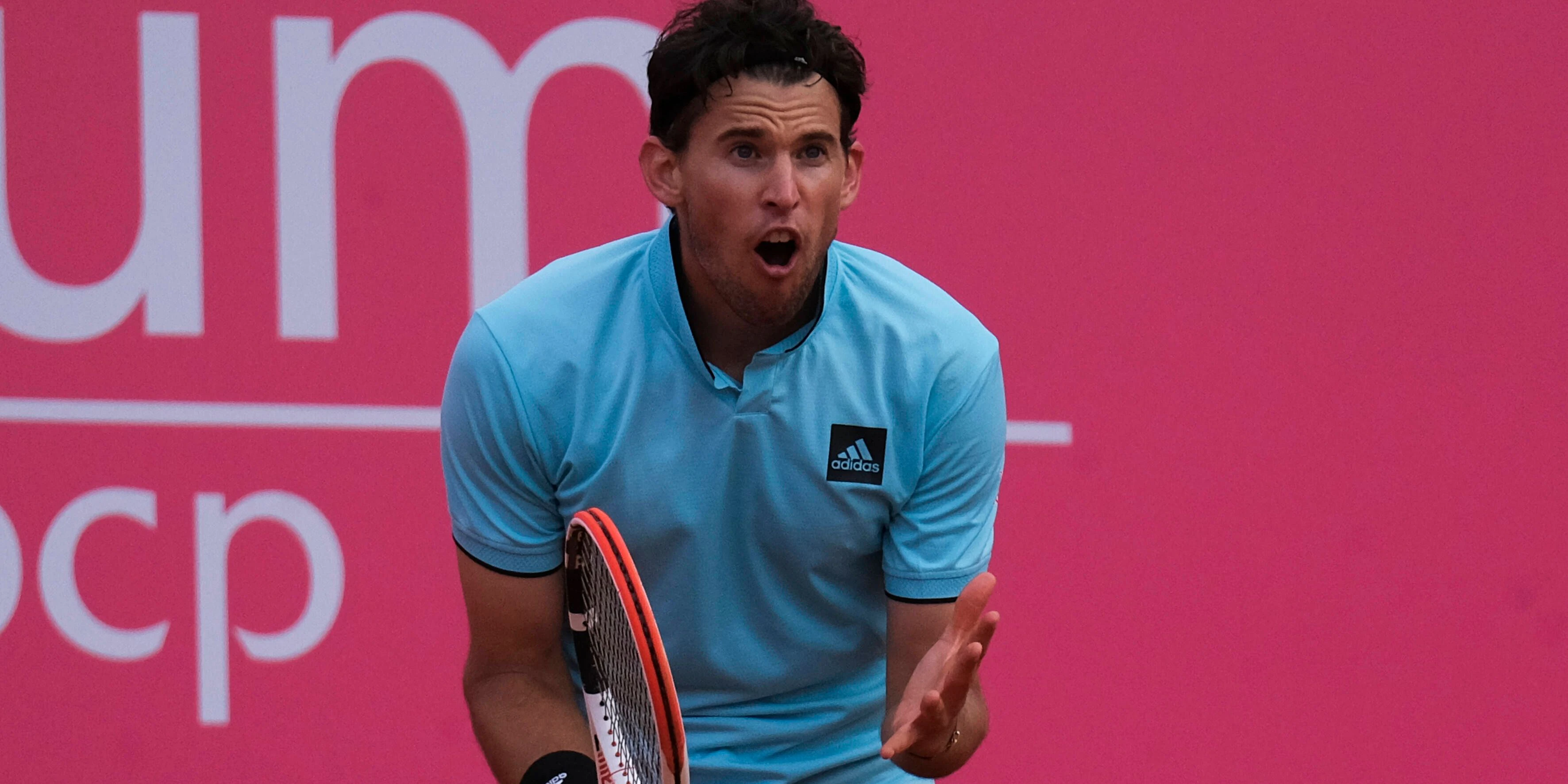 Dominic Thiem ist unzufrieden 
