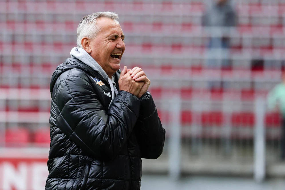Klagenfurt-Trainer Peter Pacult: 