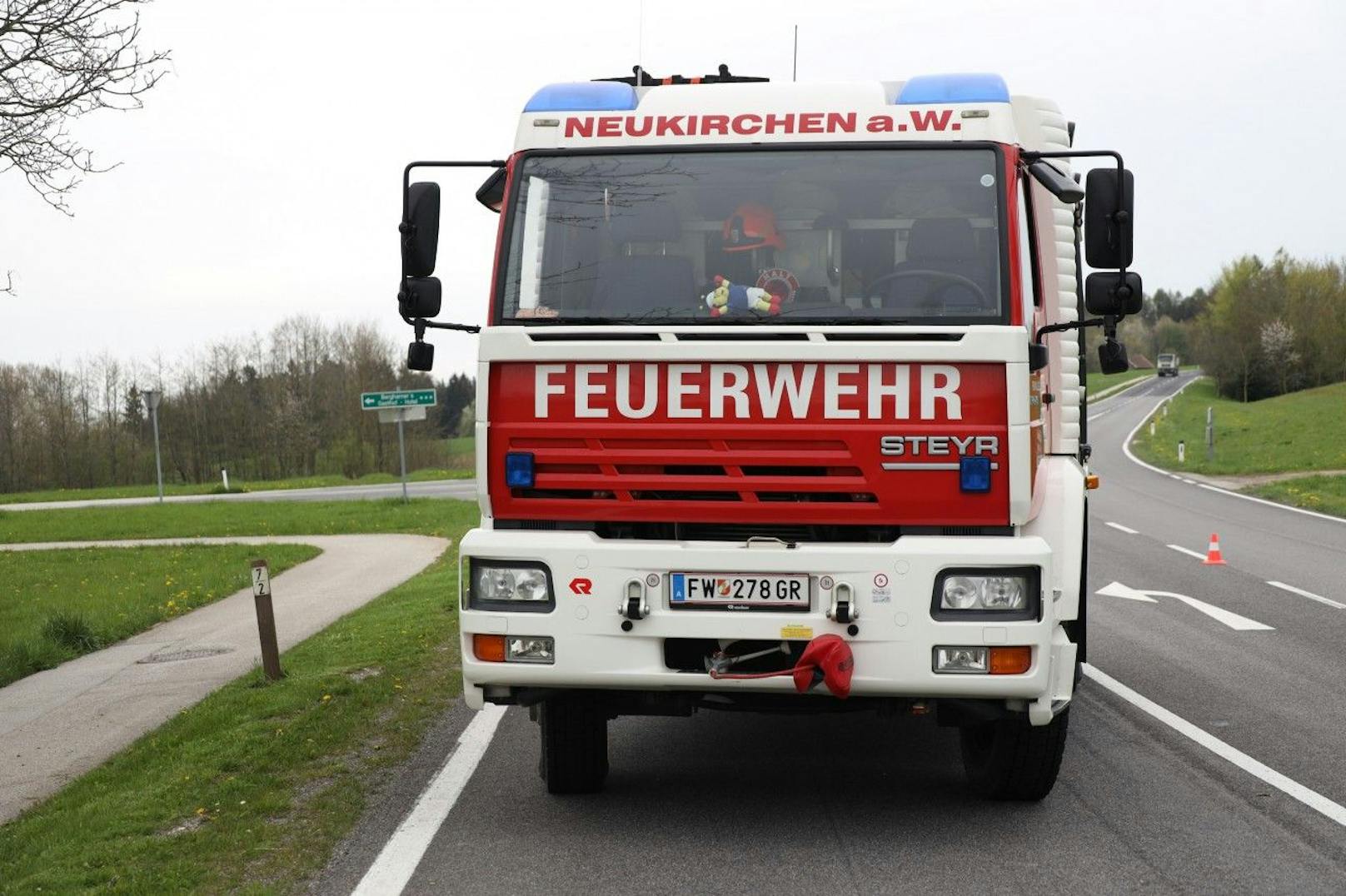 Zwei Feuerwehren rückten aus.