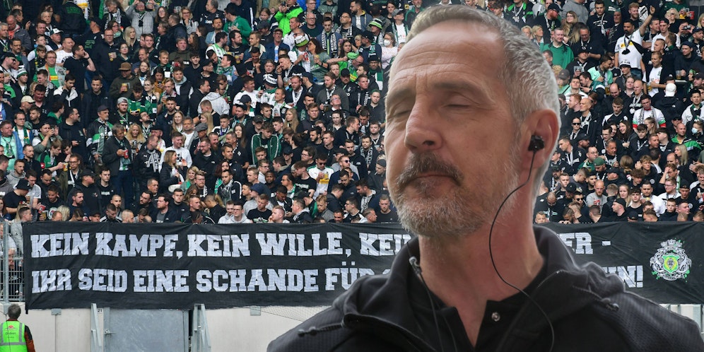 Adi Hütter und sein Team werden von den Fans hart kritisiert.