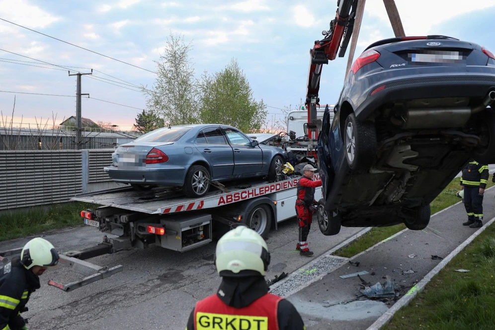 Am Unfall waren zwei Autos beteiligt.