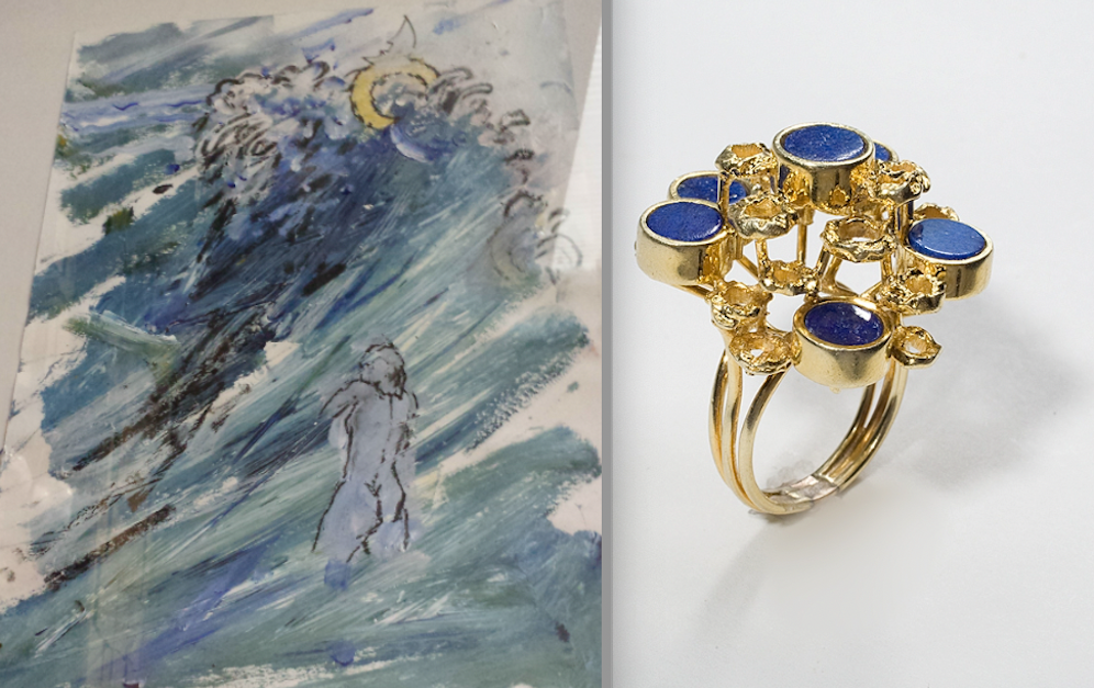 Wertvolle Kunstwerke und Ring wurden gestohlen.