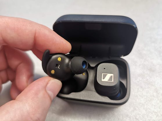 Toll verarbeitet, leicht zu reinigen und gut geschützt: Die Sennheiser Sport True Wireless im Test.