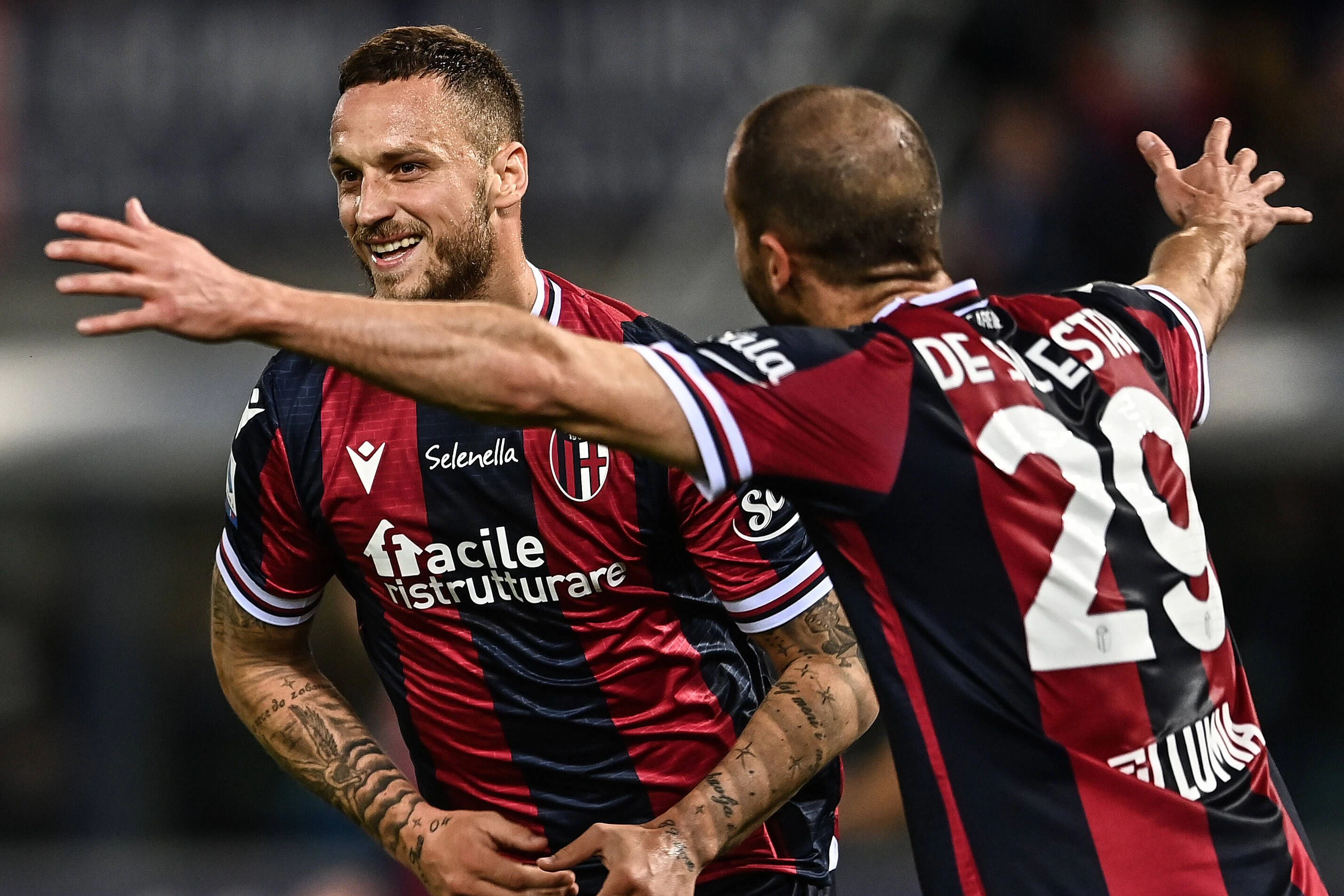 Marko Arnautovic jubelt gegen Inter
