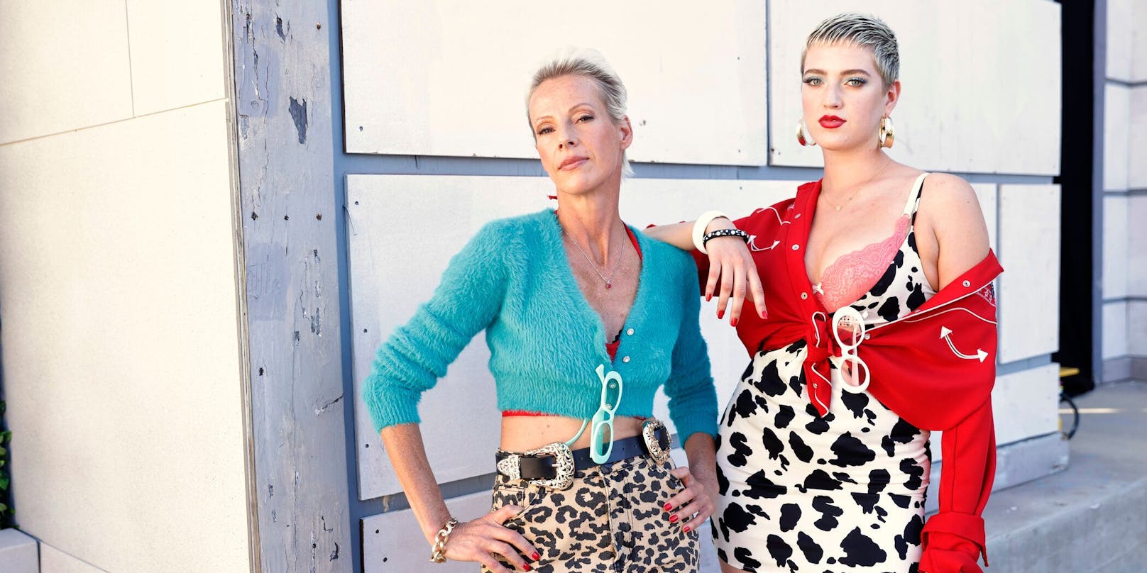 Martina mit ihrer Tochter Lou-Anne sind beide Teil von "Germany's Next Topmodel".