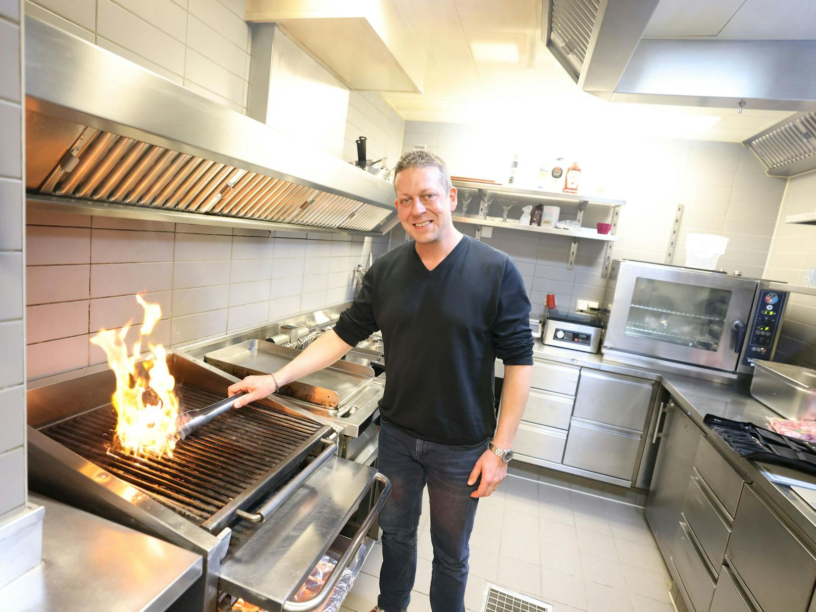 Gastronom Andreas Flatscher eröffnet in Wien-Neubau sein chices Grillrestaurant "Benjamin".