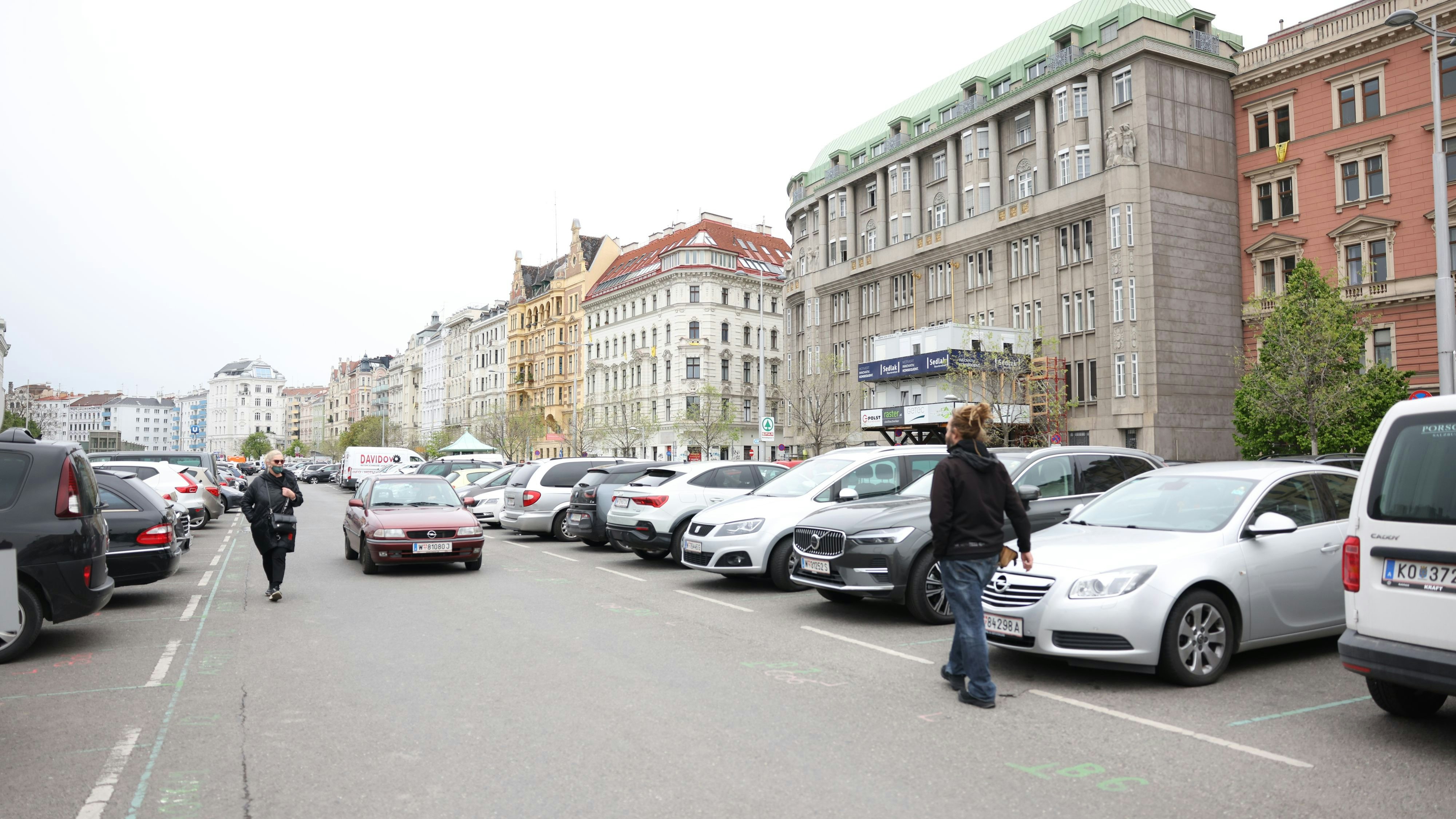 Aus dem Parkplatz soll ein grüner Grätzltreffpunkt werden.