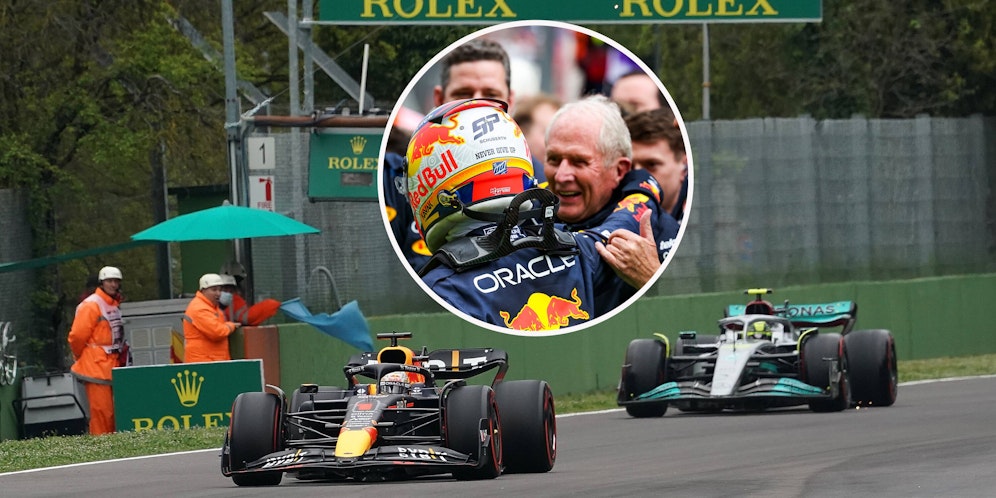 Verstappen überrundet Hamilton – Helmut Marko stichelt.