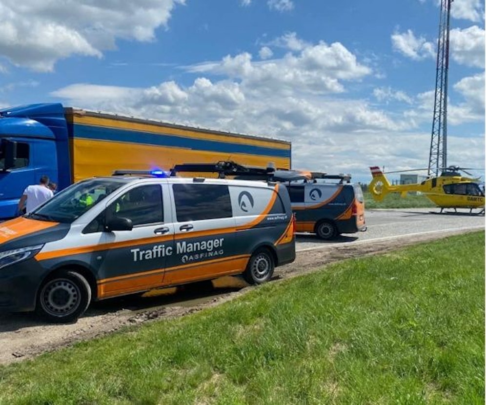 Lkw-Fahrer konnte reanimiert werden.