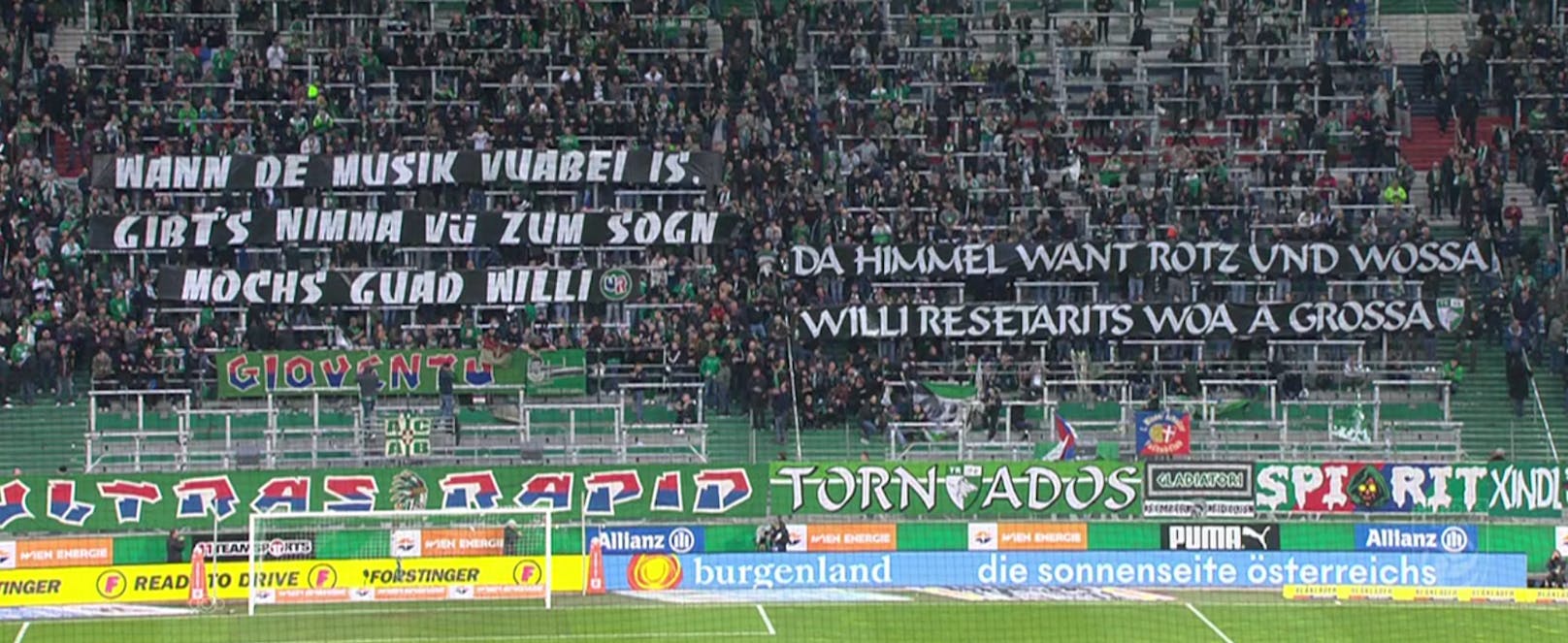 Rapid-Fans trauern um Ostbahn-Kurti.