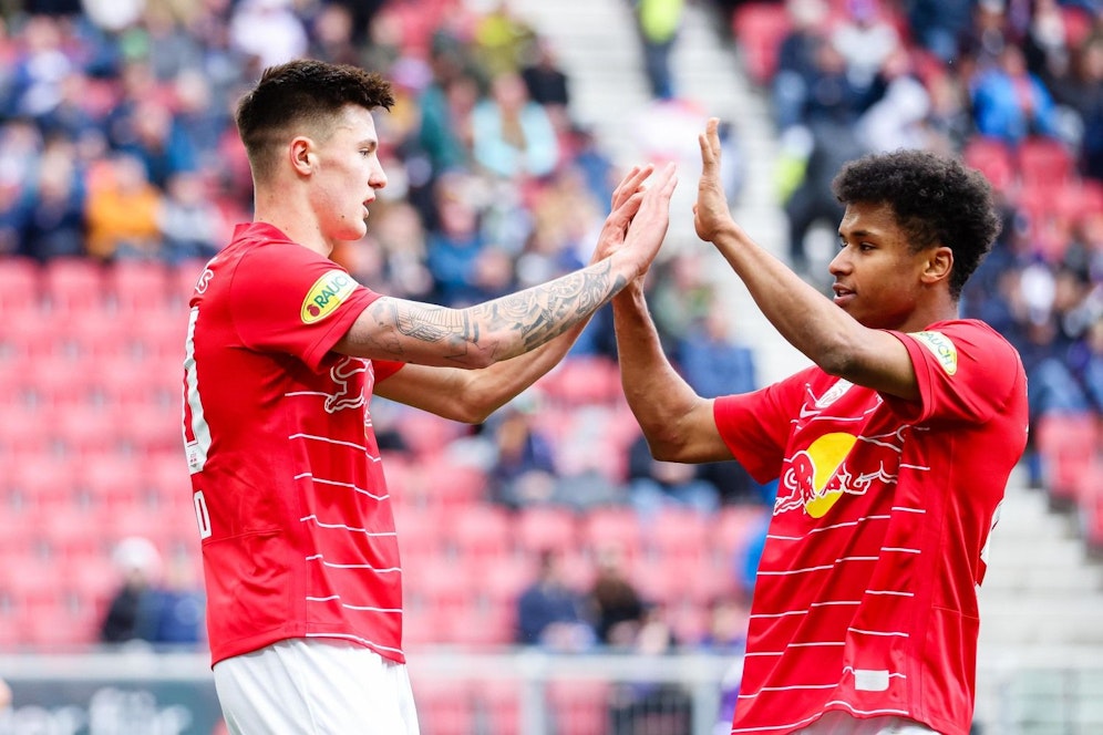 Benjamin Sesko könnte Karim Adeyemi nach Dortmund folgen. 