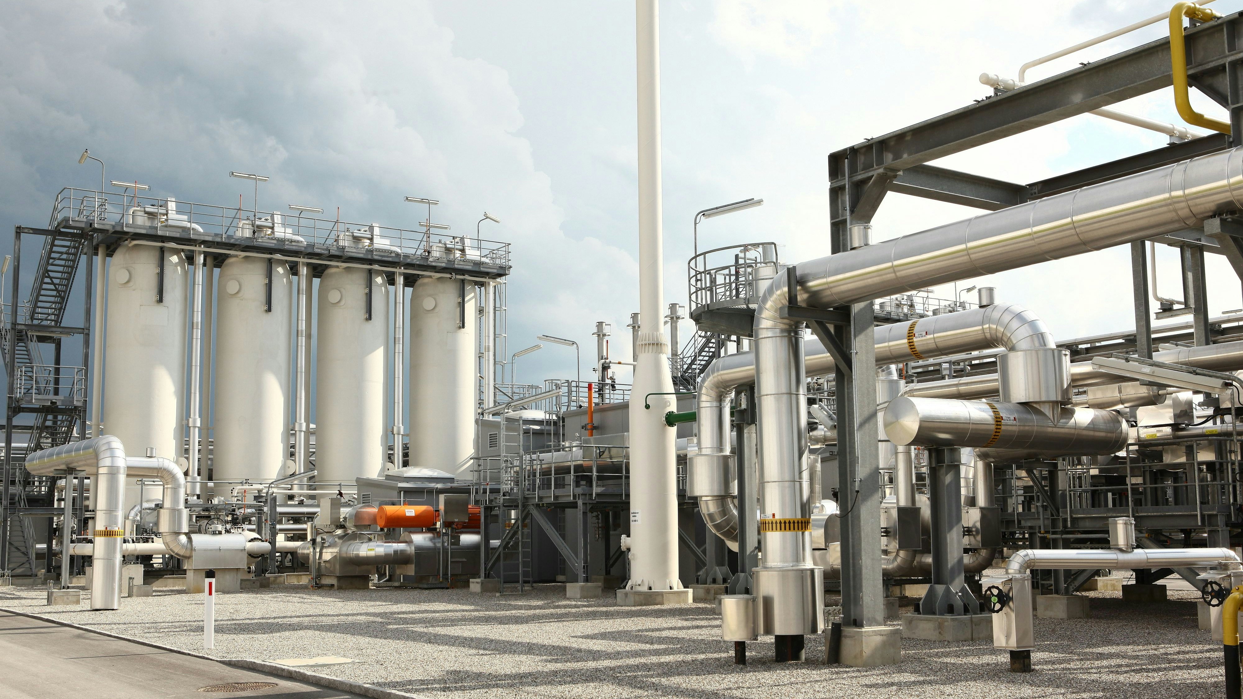 Der Gasspeicher Haidach in der Nähe von Salzburg.