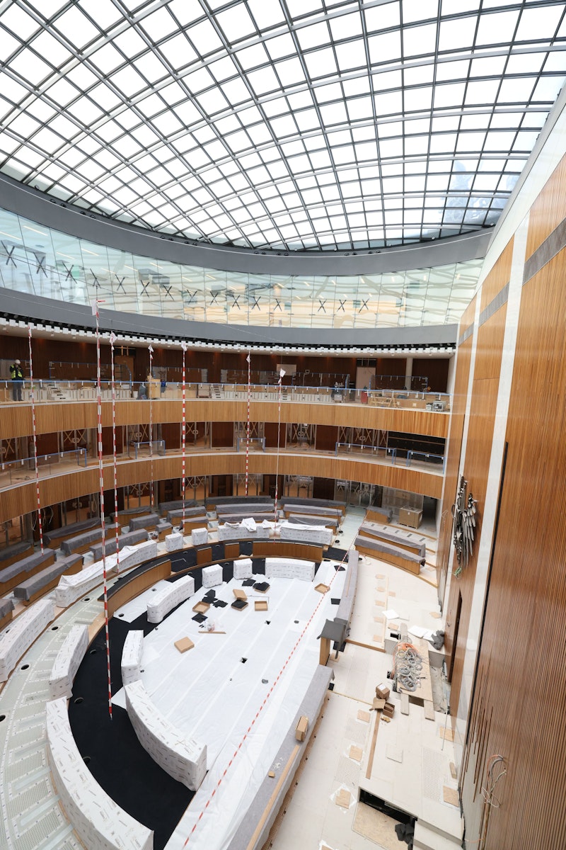 Umbau im Parlament