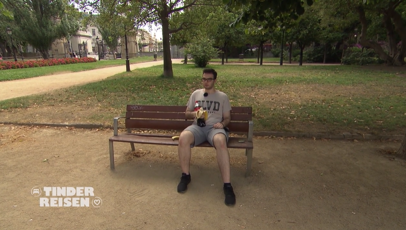 Bei seinem zweiten Date wurde er versetzt.