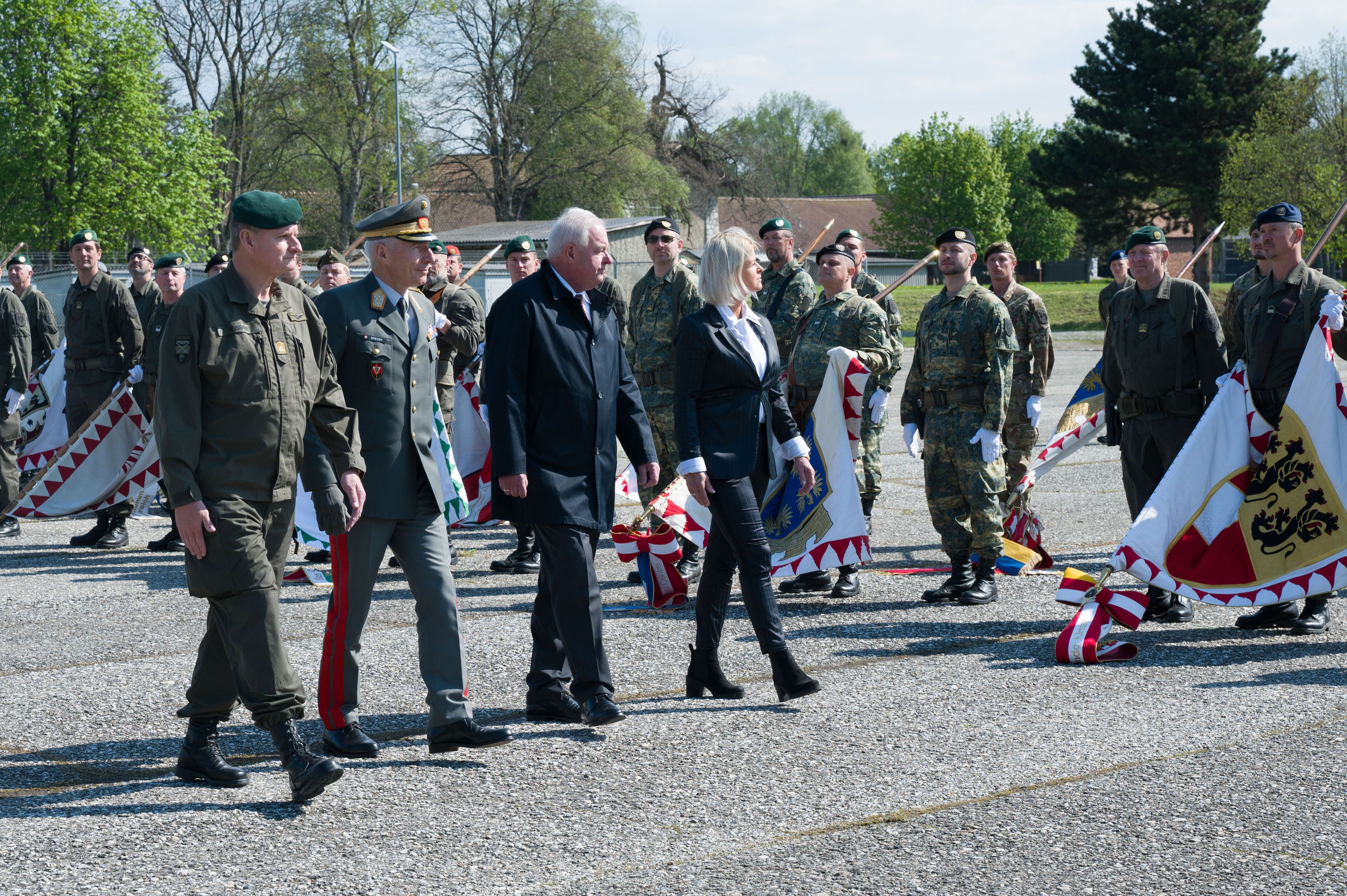 FBM Tanner bei der Kommandoübergabe in Graz am 2804 2022