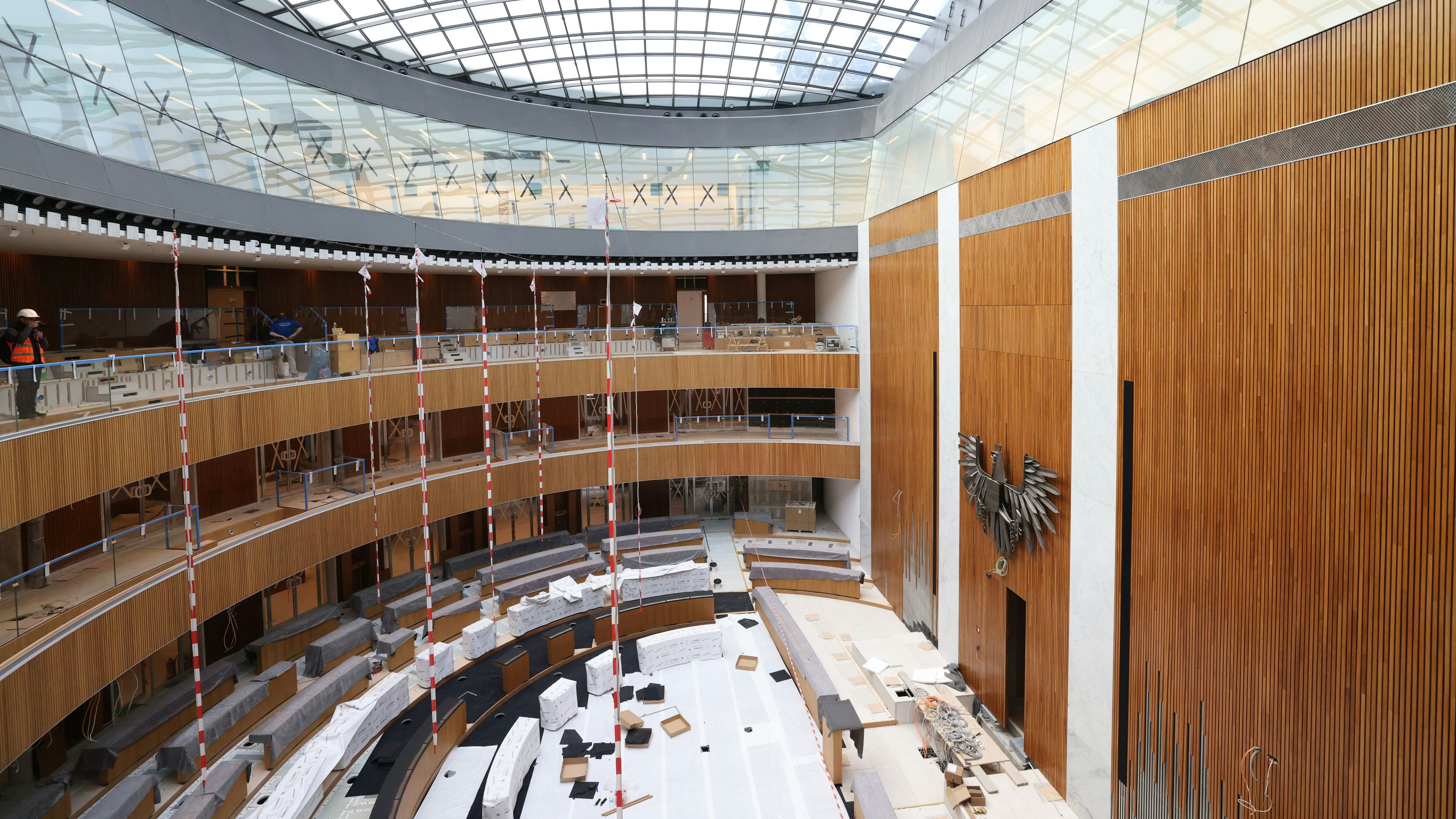 Umbau im Parlament