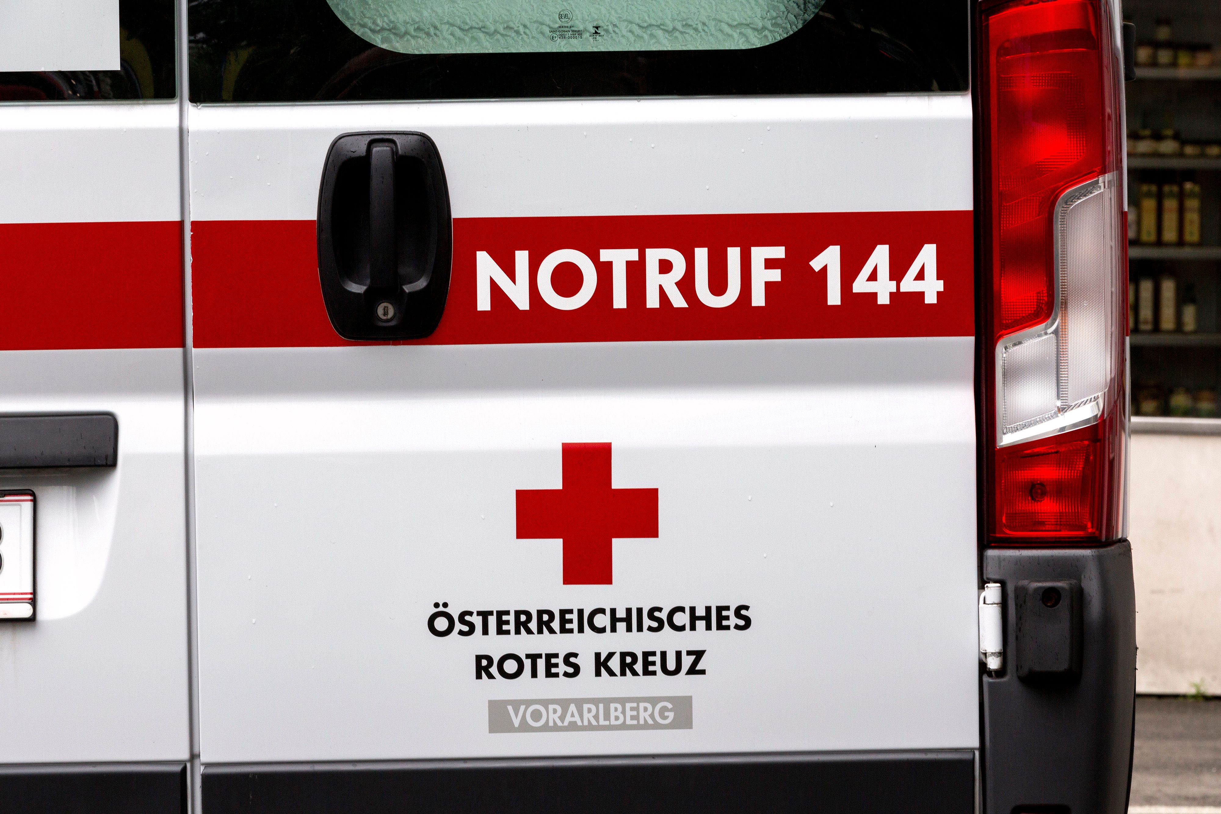 Rettungsauto des Österreichischen Roten Kreuzes in Vorarlberg. (Symbolbild)