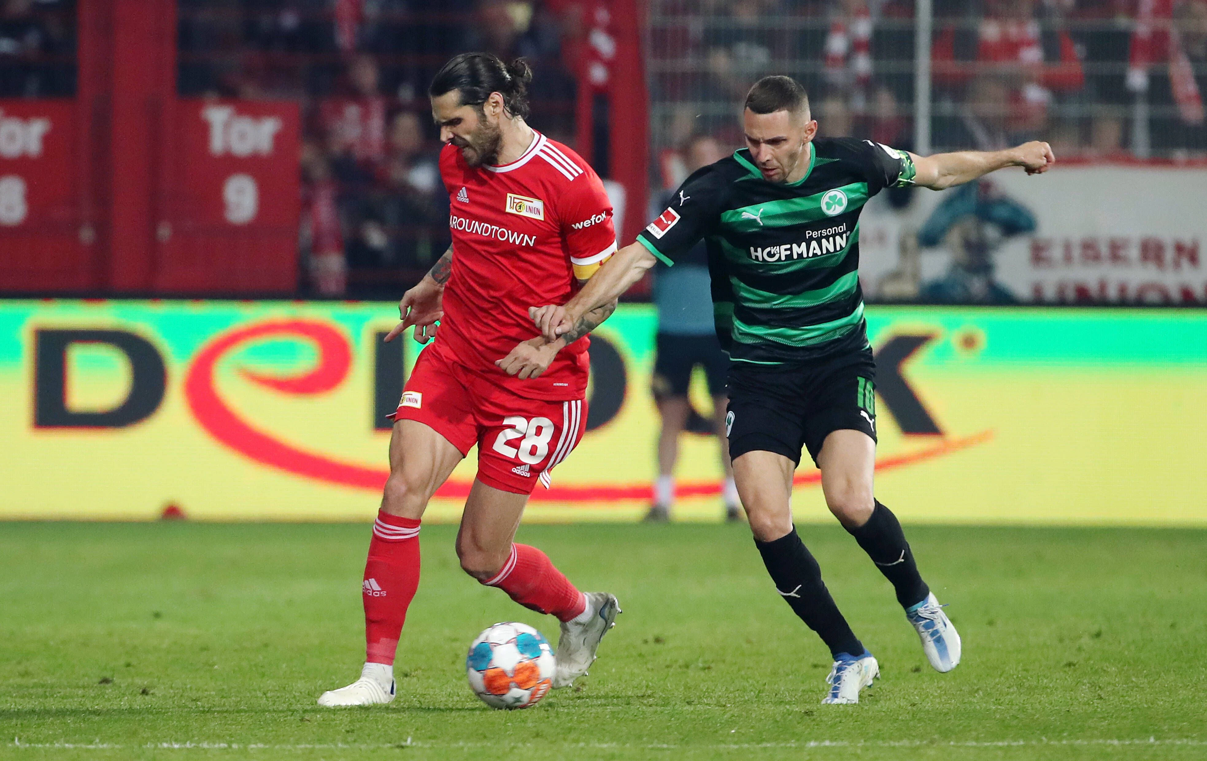 Christopher Trimmel und Union Berlin retteten ein 1:1-Remis gegen Greuther Fürth. 