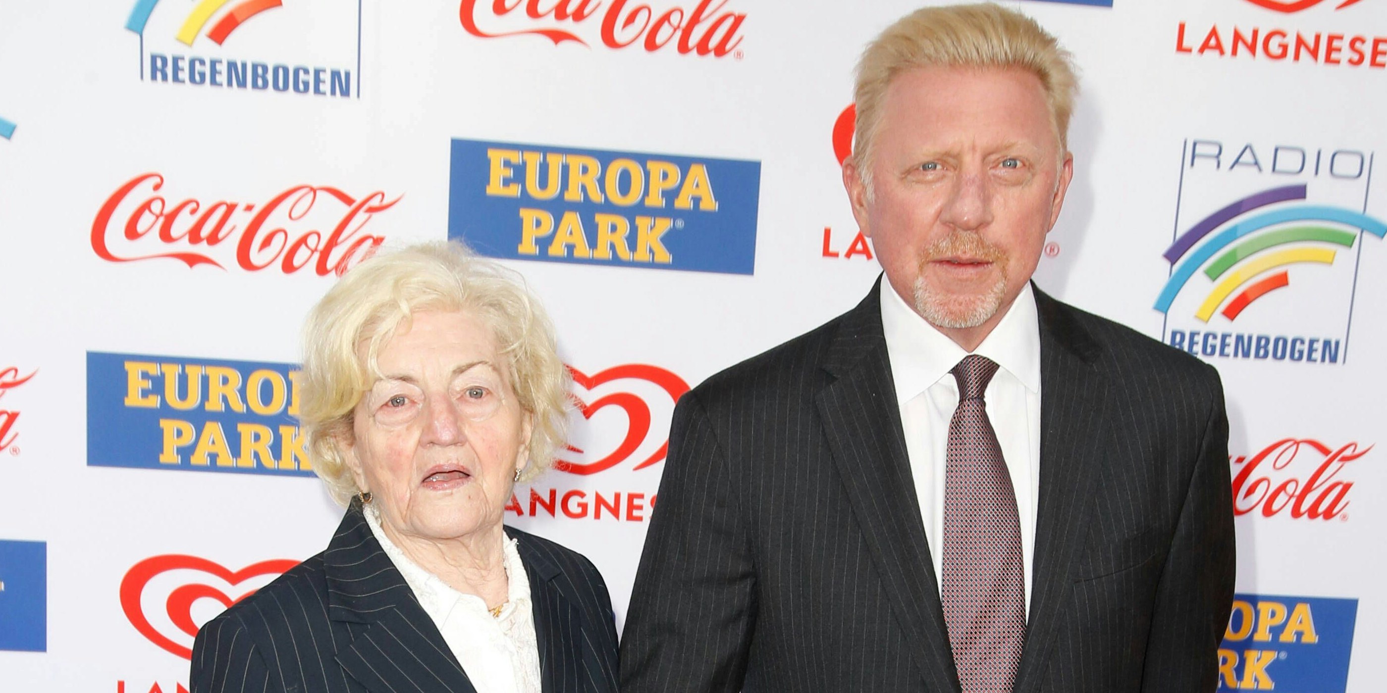 Boris Becker und seine Mutter Elvira Pisch auf dem Roten Teppich