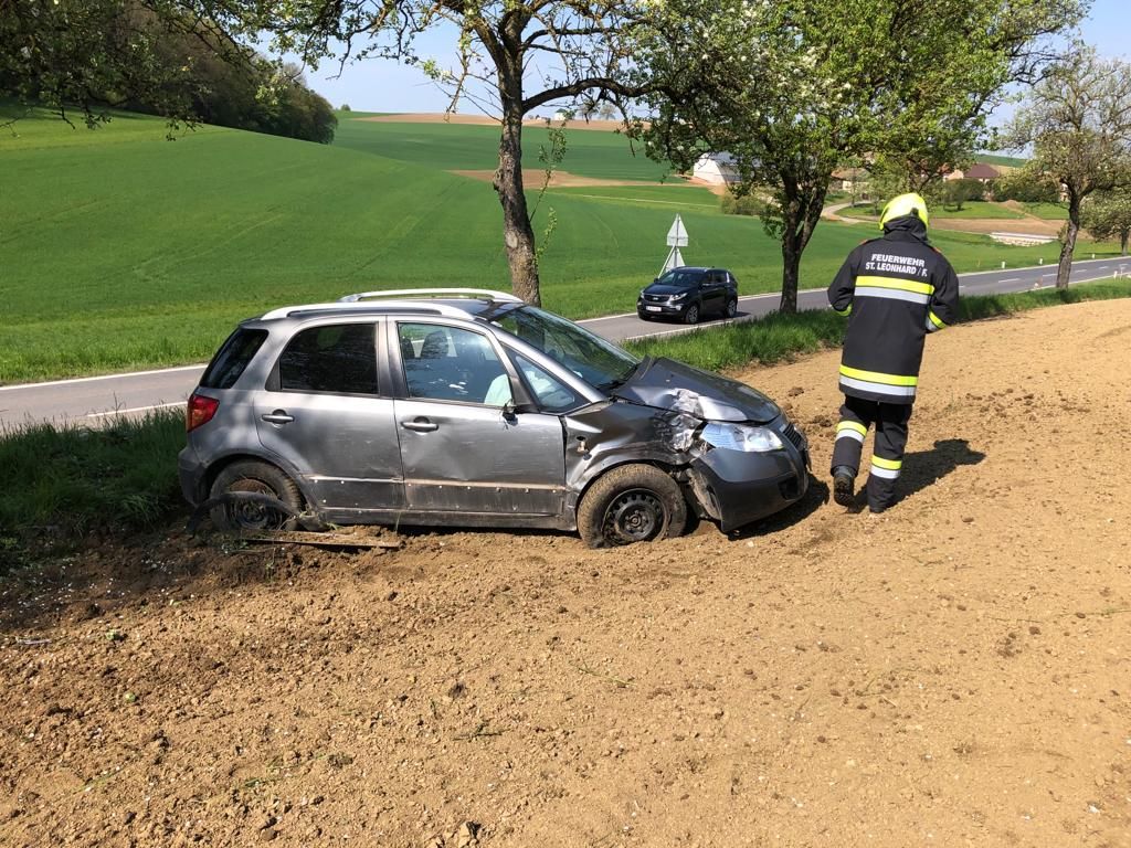 Die Lenkerin wurde verletzt.