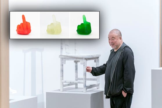 Drei Skulpturen vom Künstler Ai Weiwei wurden aus einer Hamburger Galerie gestohlen. Die Täter sind auf der Flucht.
