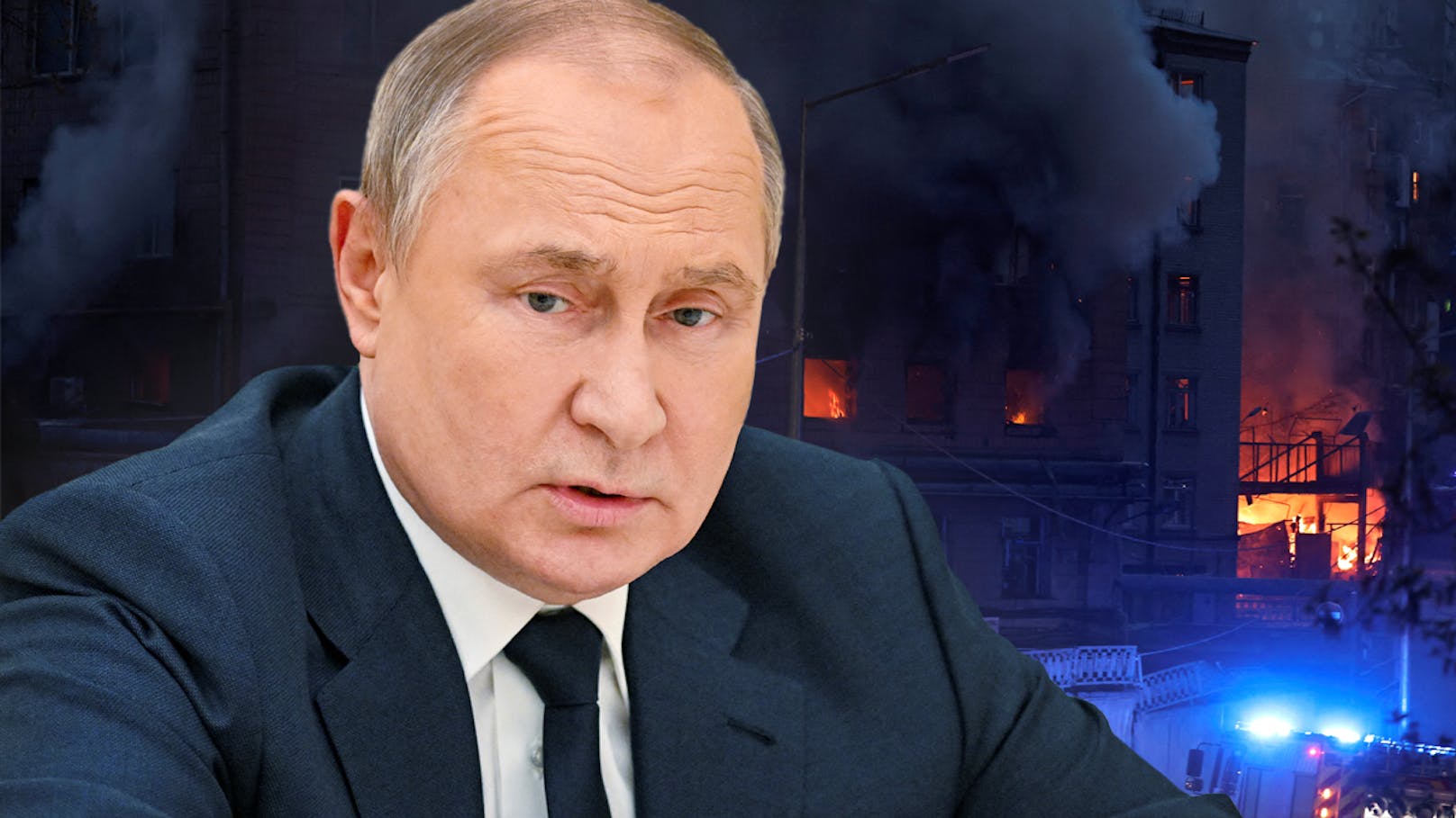 Wladimir Putins Armee bombardierte Kiew während des Besuchs von UN-Chef Antonio Guterres.