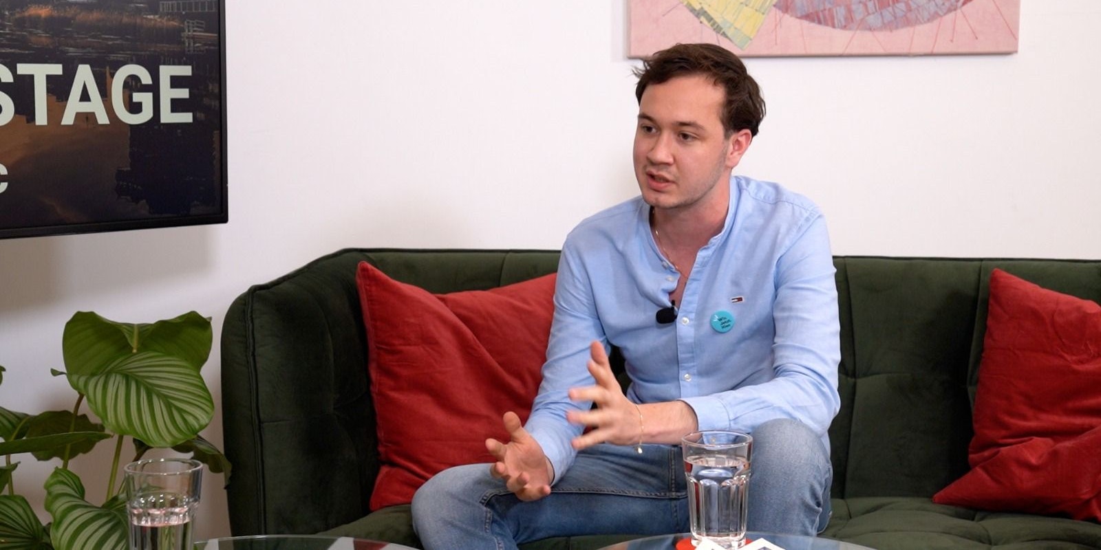 Julian Christian, Vorsitzender der Bundesjugendvertretung, zu Gast bei "Heute"