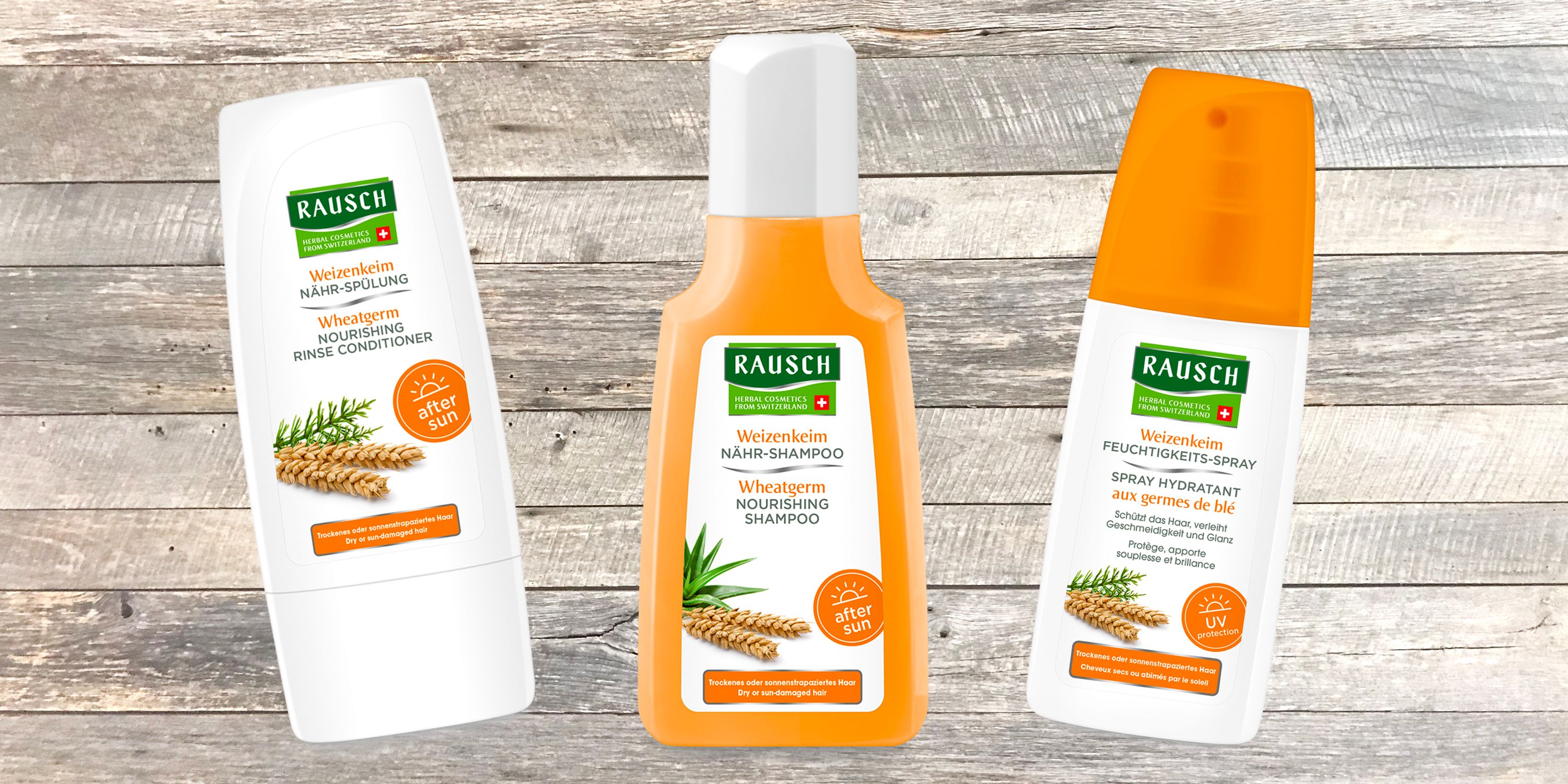 Pflegepackages für die Haare von Rausch