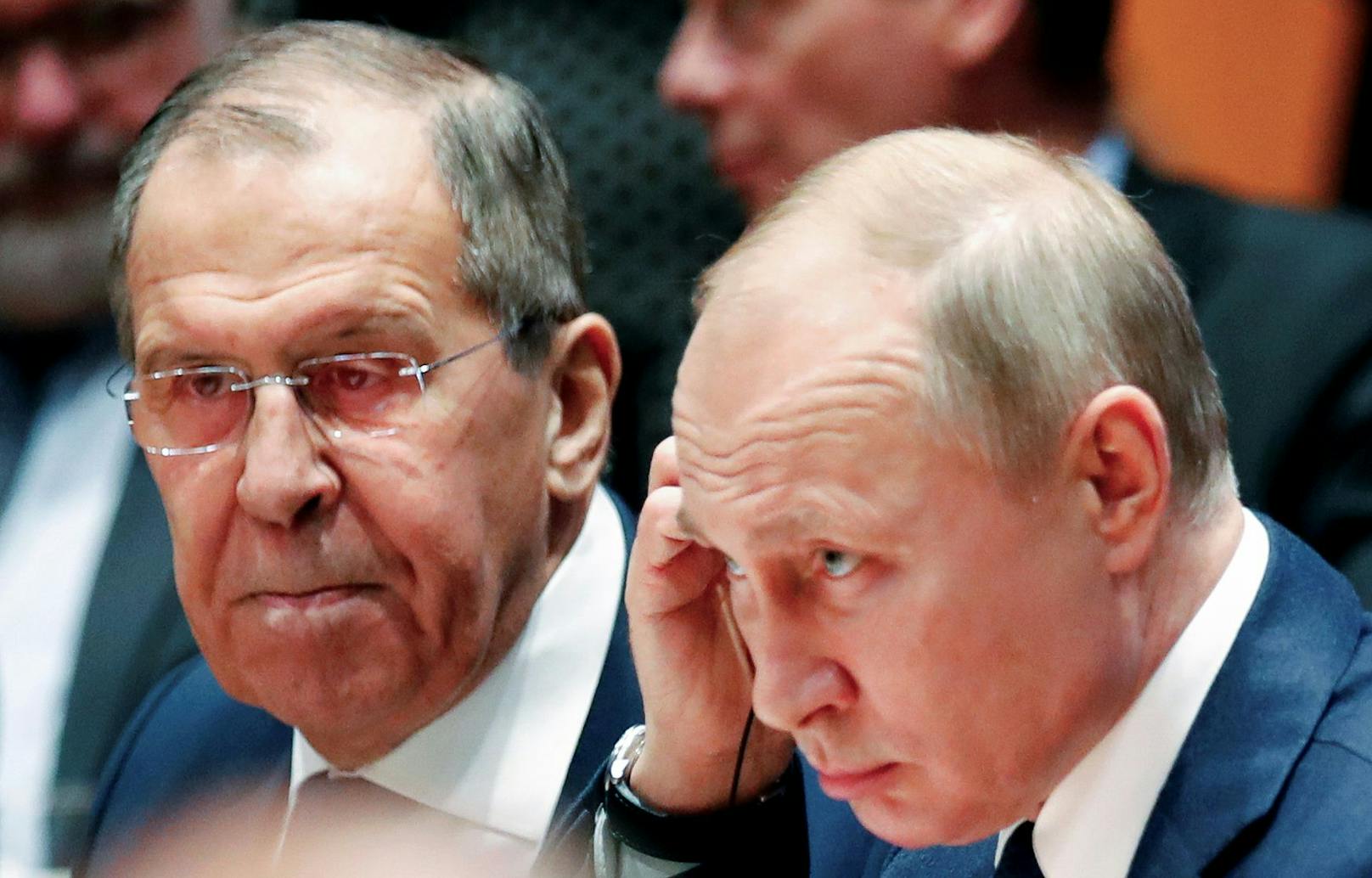 Sergei Lawrow und Wladimir Putin sind die Gesichter des Ukraine-Krieges.&nbsp;
