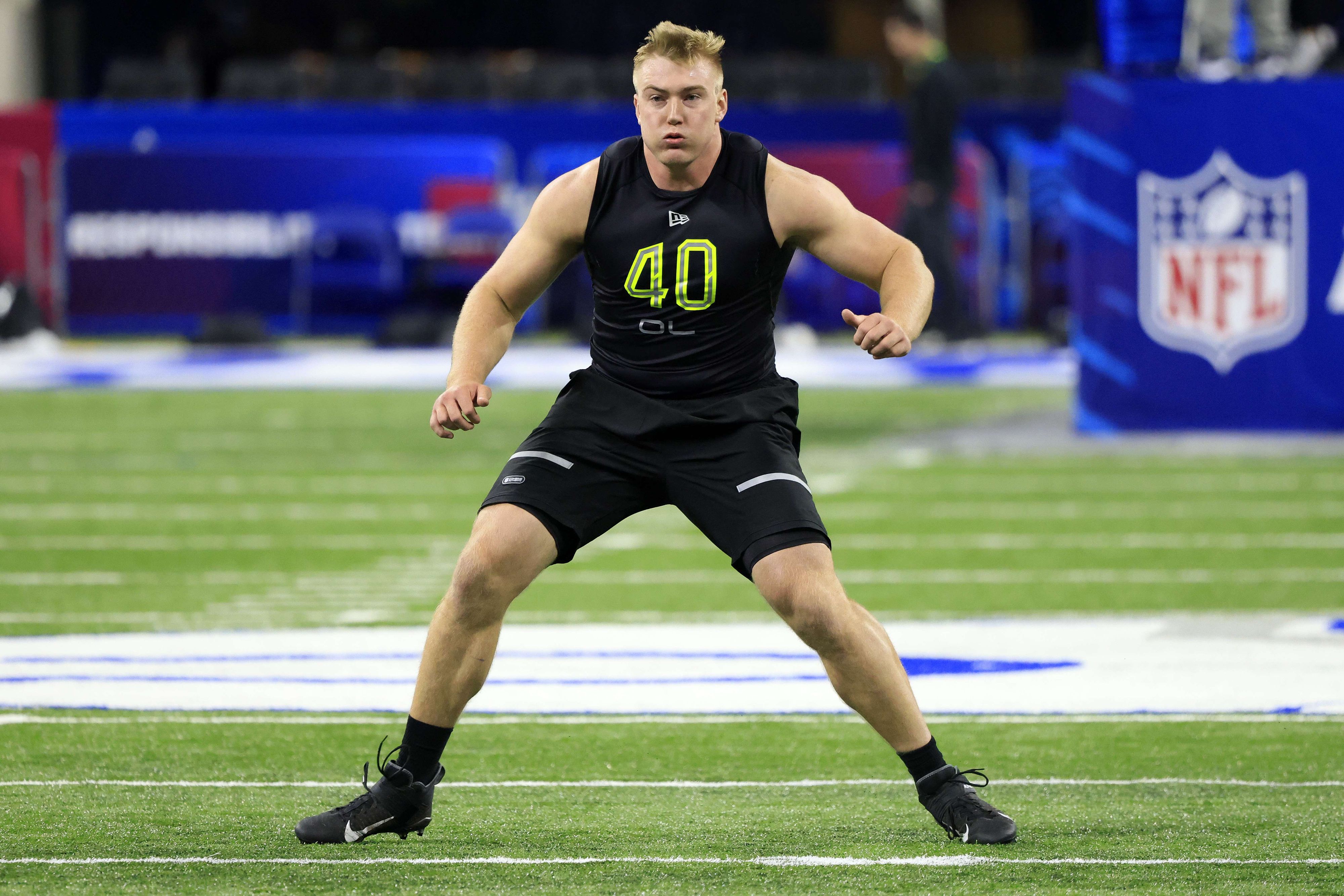 Bernhard Raimann wurde als erster rot-weiß-roter Spieler im NFL-Draft gezogen. 