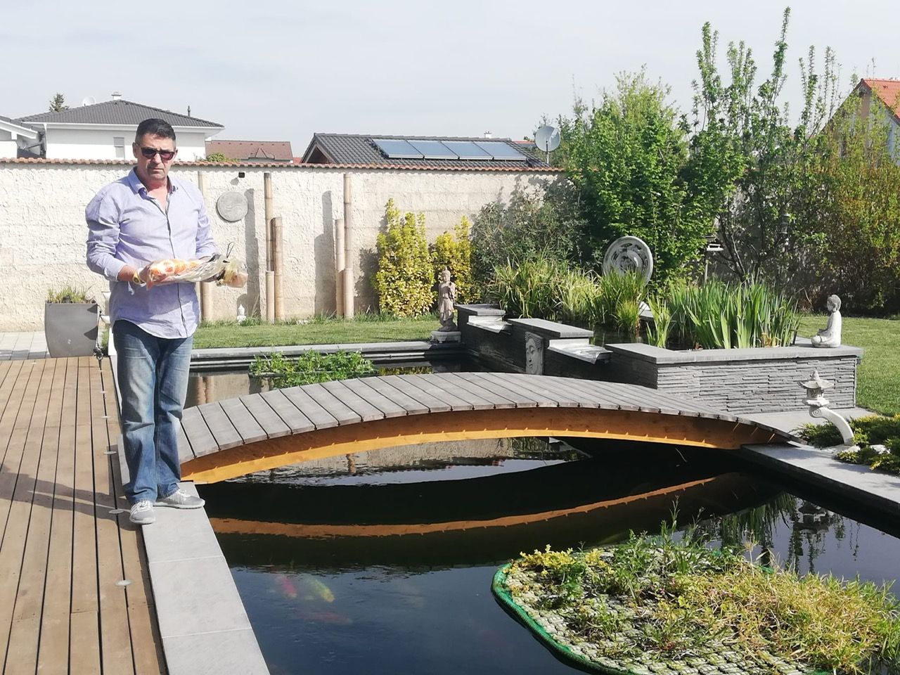 Harald W. mit seinem 