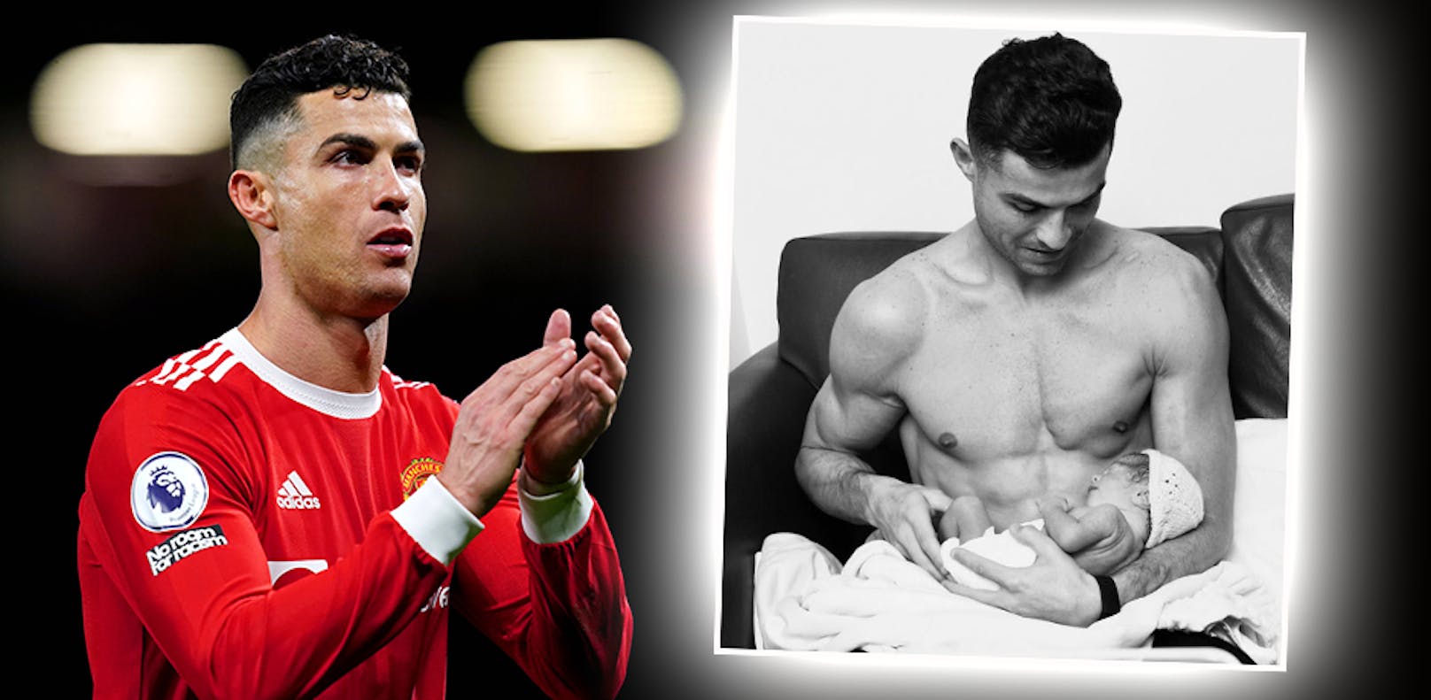 Cristiano Ronaldo zeigt seine Baby-Tochter.