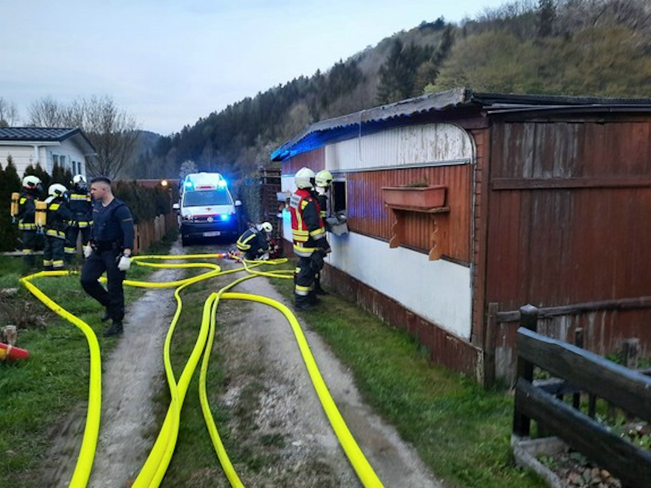 Heute.at - Mann (55) starb bei Brand auf einem Campingplatz