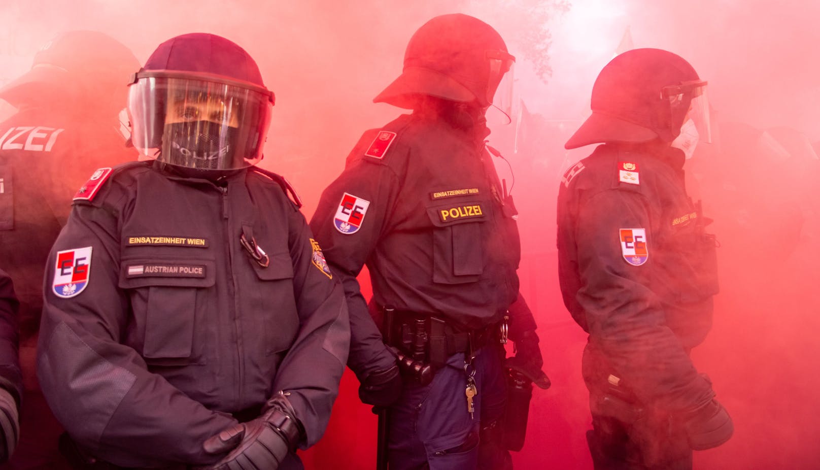 Die Polizei steht am 1. Mai in Wien mit 1.000 Beamten im Einsatz.