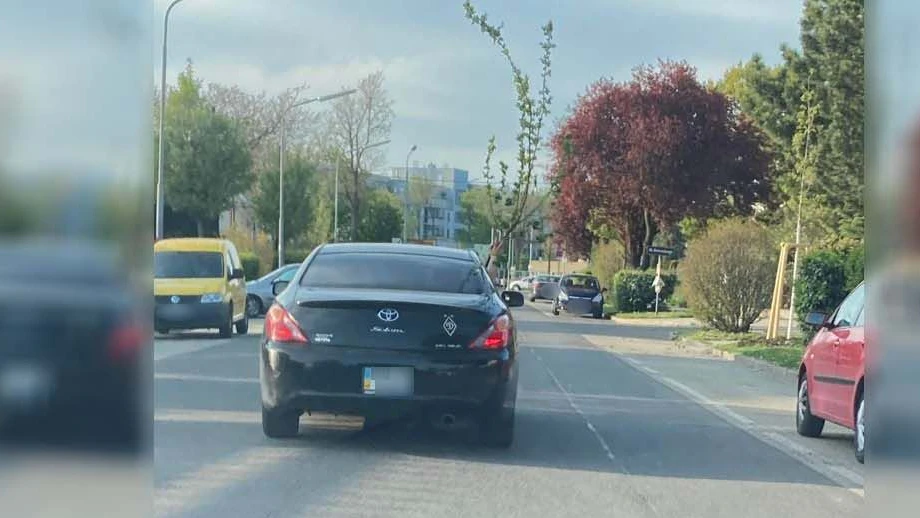 Ukrainer Transport in Auto