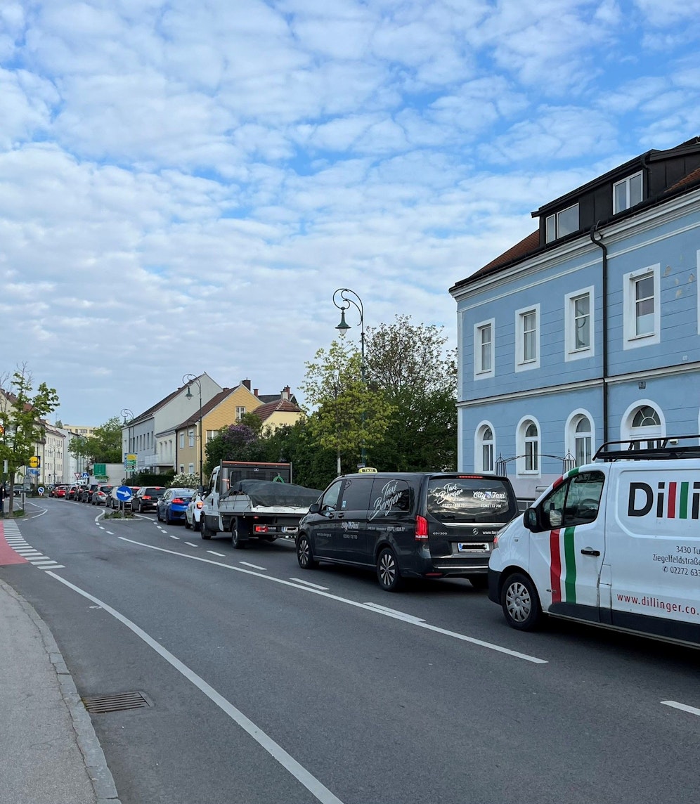 Verkehrssituation in Tulln