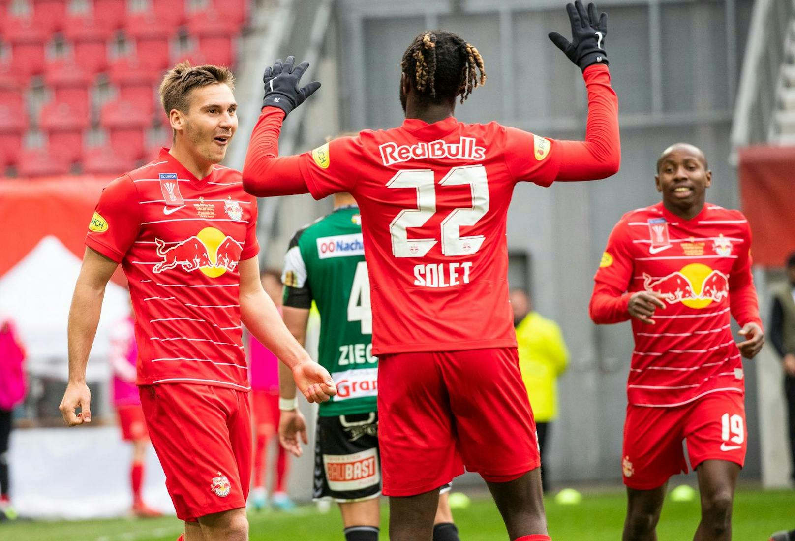 Salzburg jubelt im Cupfinale gegen Ried