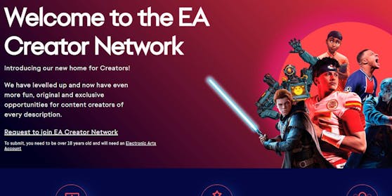 Electronic Arts öffnet das Creator Network für Content Creator weltweit.