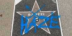 Unbekannte schänden DJ Ötzis Stern am Klopeinersee