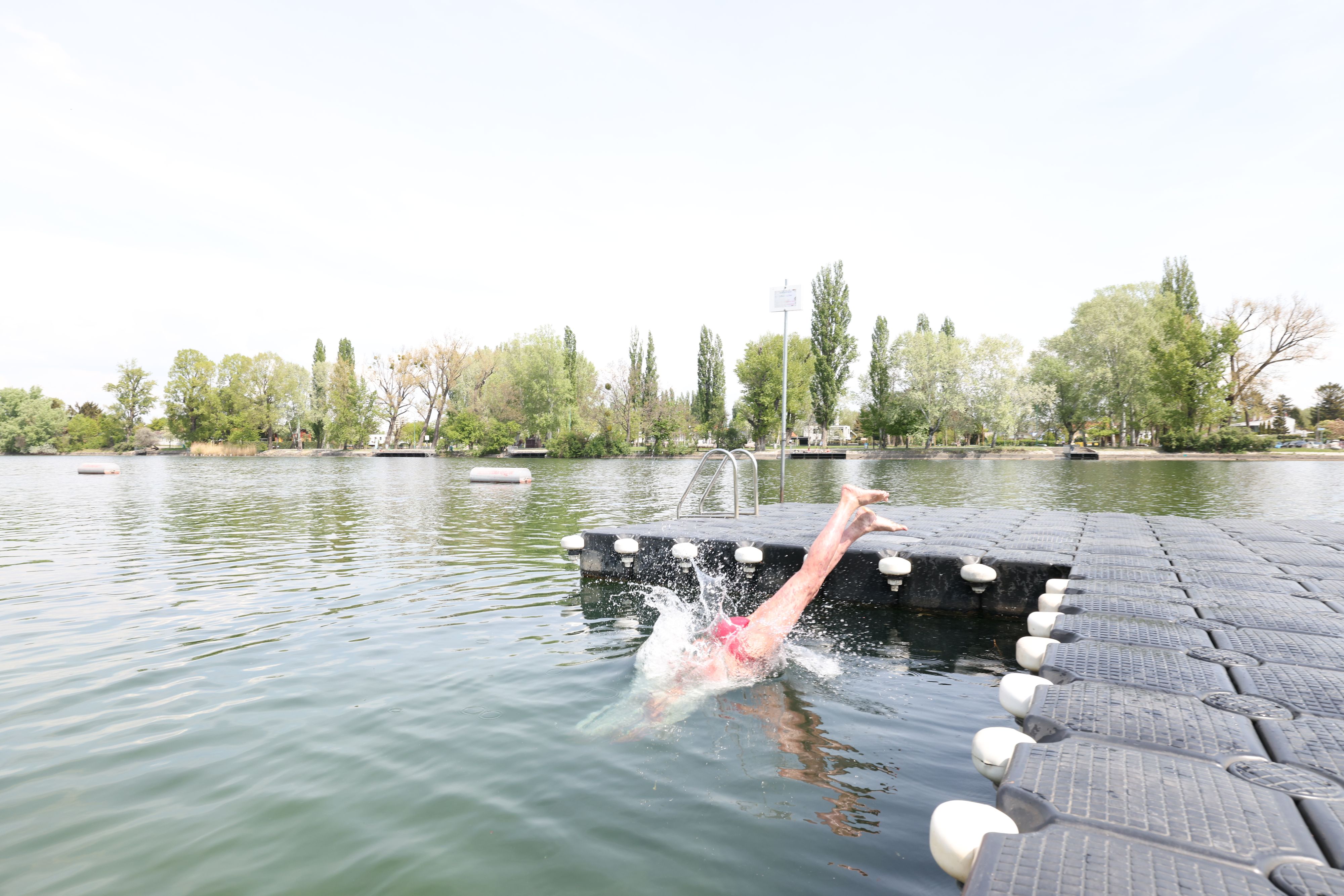 Allzeit-Favorit vieler Wiener: Das Gänsehäufel in Donaustadt