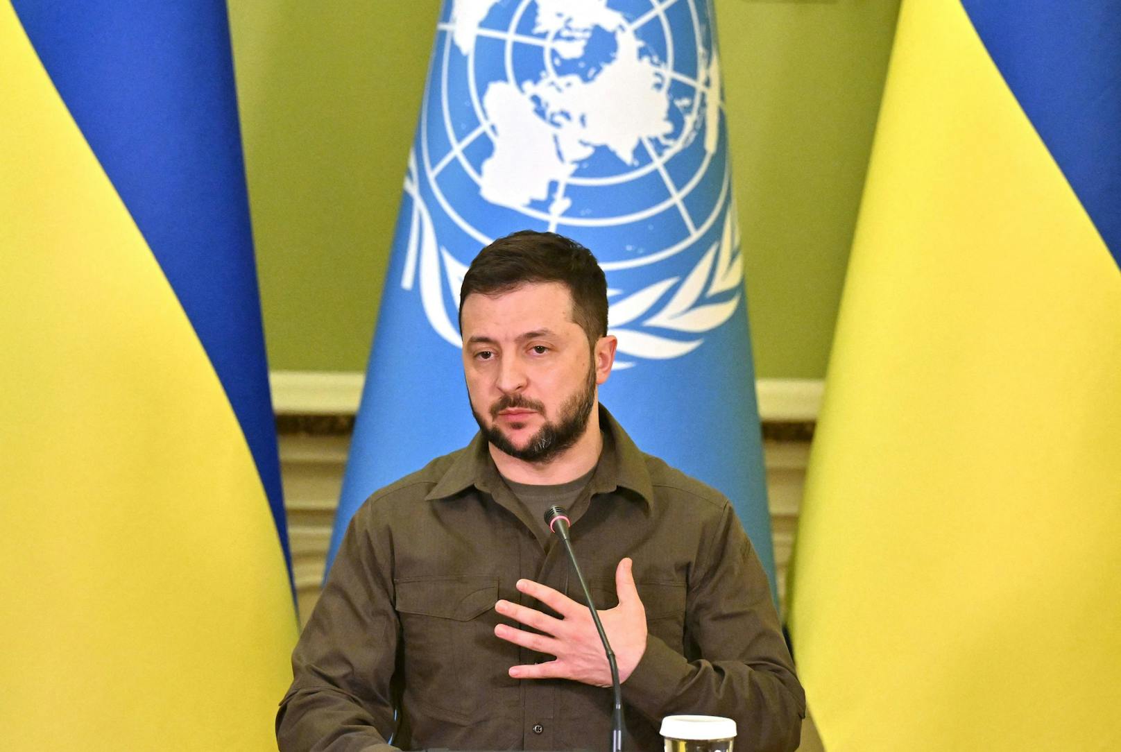 Wolodymyr Selenskyj ist seit Ausbruch des Ukraine-Krieges immer in seiner Heimat geblieben.